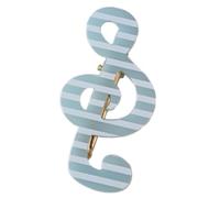alloneslife Elegante fermaglio per capelli a forma di nota musicale a forma di stella, in resina, elegante forcina per tutti i giorni per donne e ragazze, accessori alla moda (blu)