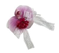 alloneslife Elegante orchidee artificiali clip per capelli per le donne dolce floreale Hairpin Barrettes per tutti i giorni festa accessori di nozze