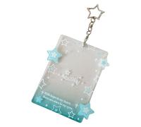 alloneslife Elegante portachiavi a forma di stella per carte di credito, decorazione per mostrare la passione del tuo idolo