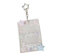 alloneslife Elegante portachiavi a forma di stella per carte di credito, decorazione per mostrare la passione del tuo idolo