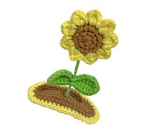alloneslife Fermagli per capelli da donna, all'uncinetto, a forma di foglia, fiore, piccola clip, piatta, a forma di fiore, elegante fermaglio per capelli per mazzi
