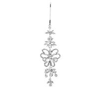 alloneslife Fermagli per capelli, da donna, con strass, con ciondolo a forma di becco d'occhio, elegante catena per capelli sulla fronte, elegante fermaglio per capelli (argento)