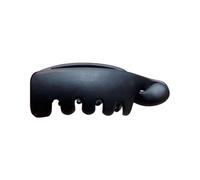 alloneslife Fermaglio per capelli a banana, colore opaco, elegante, per capelli sottili, con 4 colori opzionali (nero)