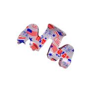 alloneslife Fermaglio per capelli a forma quadrata, da donna, stile country, creativo, per code di cavallo e acconciature quotidiane (tipo M)