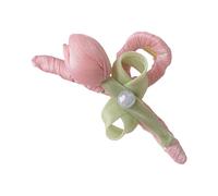 alloneslife Fermaglio per capelli da donna, elegante accessorio per capelli a forma di fiore, per donne, forcina per capelli in tessuto confortevole, per feste e matrimoni (perlescen)