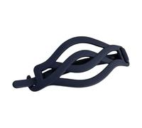 alloneslife Fermaglio per capelli grande per capelli, fermaglio per capelli, elegante e largo, per ragazze (blu)