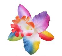 alloneslife Fermaglio per capelli in tessuto leggero, resistente, a forma di fiore, fatto a mano, accessori per capelli (colorato)