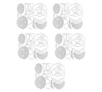 alloneslife Fustelle da taglio con struttura in metallo, stencil per goffratura, artigianato, segnalibri, scrapbooking, decorazioni per biglietti