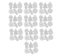 alloneslife Fustelle decorative di carta per realizzare biglietti, album di ritagli, goffratura, stencil in metallo