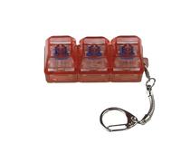 alloneslife Interruttori Tester Interruttori Sampler Per Tastiera Meccanica 2-Key 3-Key 4-Key Switch Strumento di Prova Portachiavi Trasparente