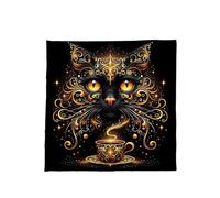 alloneslife Lussuosi Velluti Tarocchi Panno Morbido Divinazione Mats Simboli Mistici Migliora Pratica Spirituale Tarocchi Gioco Da Tavolo Mats