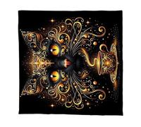 alloneslife Lussuosi Velluti Tarocchi Panno Morbido Divinazione Mats Simboli Mistici Migliora Pratica Spirituale Tarocchi Gioco Da Tavolo Mats
