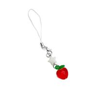alloneslife Moda Acrilico Frutta Stella Ciondolo Telefono Cinghie Cordino Tasca Portachiavi Cinghia Zaino Fascino Auto Chiave Decorazione Catena
