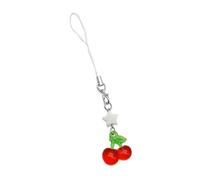 alloneslife Moda Acrilico Frutta Stella Ciondolo Telefono Cinghie Cordino Tasca Portachiavi Cinghia Zaino Fascino Auto Chiave Decorazione Catena