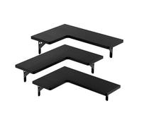 alloneslife Multiuso Angolo Mensole Galleggianti Angolo Mensole Galleggianti Portatile In Legno Parete Organizzatori di Immagazzinaggio Decorazioni