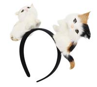 alloneslife Orecchie di animali dei cartoni animati elastico fascia per capelli facile da usare panno fascia per capelli fotografia puntelli per cosplay eventi sportivi decorazione per capelli a tema