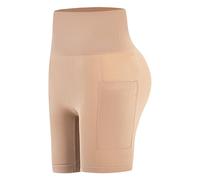 alloneslife Pantaloncini da corsa ad asciugatura rapida da donna, a vita alta, controllo della pancia, atletica, palestra, con tasca, per fitness, ciclismo, corsa, sollevamento bottino, pilates, con