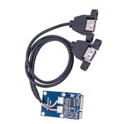 alloneslife Piccoli convertitori USB da Wifi A+E a doppio convertitore di cavi USB2.0 Ampia compatibilità per accessori per computer PCIe all'adattatore