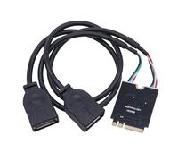 alloneslife Piccoli convertitori USB da Wifi A+E a doppio convertitore di cavi USB2.0 Ampia compatibilità per accessori per computer PCIe all'adattatore