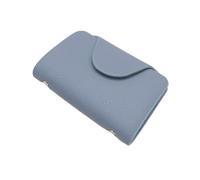 alloneslife Porta carte, elegante porta carte di credito in pelle per lavoro e viaggi, Blu reale, Height 10.5, width 8, thickness 2cm