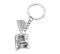 alloneslife Portachiavi trasparente con ciondolo a forma di animale marino, accessorio unico, per borse, scatole, chiavi dell'auto, gioielli