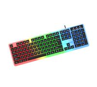 alloneslife Portatile 104 Tasti Meccanico Gaming Tastiera Cavo LED Retroilluminato Luce Hot Swappable Meccanico Per PC Desktop Floating Keys Gaming