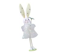 alloneslife Primavera Animale Figura Decors Bambole In Piedi Con Il Gonna Filato Disegni Fiore Gnomi Animali Per La Decorazione Domestica E Kid Filati Gonna Bambole