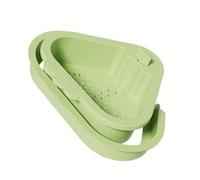 alloneslife Robusto filtro per lavello a 2 livelli con scomparti rimovibili, salvaspazio, per lavelli ad angolo, piccoli angoli da cucina