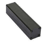alloneslife Scatola di alluminio Nero Split Type Alluminio Caso di Raffreddamento Circuito Circuito Giunzione elettronica Caso di Raffredd