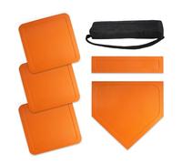 alloneslife Set completo di basi da baseball per tutte le stagioni, con piastra domestica, per allenamenti in giardino e esercizi di squadra, set base da baseball e softball