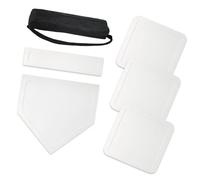 alloneslife Set completo di basi da baseball per tutte le stagioni, con piastra domestica, per allenamenti in giardino e esercizi di squadra, set base da baseball e softball