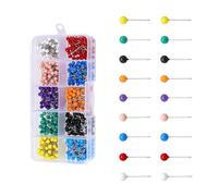 alloneslife Spilli da cucito a testa rotonda da 4 mm, 200/500/900 pezzi, multicolore, per sartoria, sartoria, abbigliamento, cucito