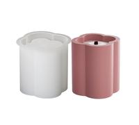 alloneslife Stampo in silicone a forma di fiore per caste epossidiche, gioielli, portacandele, arte artigianale, decorazione per la casa, uso quotidiano (quattro)