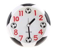 alloneslife Sveglia da tavolo a forma di calcio decorativa a forma di calcio per comodini camera da letto fan di compleanno