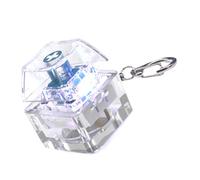 alloneslife Tastiera illuminata a LED Clic Portachiavi Keycap Tester per Adulti Tastiera Clic LED Luce Portachiavi Giocattolo