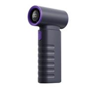 alloneslife Ventilatore ricaricabile silenzioso 199 modalità vento ergonomico manico antiscivolo design piccolo per postazioni di lavoro da viaggio sollievo dal calore ufficio ventola di