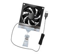 alloneslife Ventola per computer a 2 scopi, 3600 giri/min, con clip di montaggio flessibile per raffreddamento dell'acquario e ventilazione elettronica ad alta efficienza energetica dispositivo di