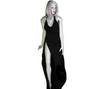 alloneslife Vestito su misura per bambola a 1/6 figure, vestire, nero