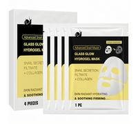 Allony Collagen Mask, Maschera Collagene Viso, collagen mask Overnight, collagen Instant Boost Masks, Moisturizing Face Masks - Snail Slime Serum