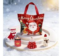 ALLONY Confezioni Regalo Natale Donna, 5 Pezzi, Set Candele Profumate, Candele Decorative, Orso, Calze, Include Borsa Regalo, Regali di Natale per Mamma Famiglie Amici Colleghi