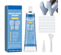 Allony Kit Antiscivolo per Calzini, Antiscivolo per Calze, Sock Stop Liquid, Lavabili, Liquido per Calzini Antiscivolo, Antiscivolo per Scarpe, Protezione e Sicurezza da Scivolamenti