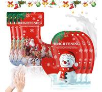 Allony Maschera Piedi Esfoliante, 3 Pezzi Maschera Idratante Piedi+3 Pezzi Maschera Mani Guanti, Esfoliante Piedi, Esfoliazione Profonda, Rendendo la Pelle Più Liscia,Regalo per Famiglia (B)