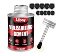 Allony Mastice per Riparazione Pneumatici, 250ML Ripara Gomme Auto, Liquido Vulcanizzante, Riparazione Gomme, Sigillante Impermeabile per Tubi della Bicicletta, Pneumatici per Auto Valvole in Gomma