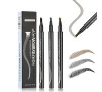 Allony Penna Sopracciglia Effetto Pelo, 3 Pezzi Matita Sopracciglia Microblading, Matita Sopracciglia Waterproof, Penna per Microblading 3d Impermeabile per Sopracciglia