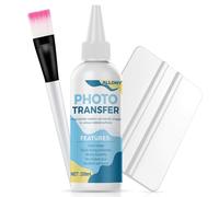 Allony Photo Transfer, Medium Trasparente per Il Trasferimento di Foto, per Trasferire Stampe, Ritagli di Giornale e Varie Superfici, 200 ml