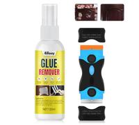 Allony Rimuovi Colla, Spray Rimuovi Etichette, Rimuovi Adesivi, Solvente per Etichette e Residui, Rimuovi Etichette Dotato di Raschietto, Adesivi Rimozione Rapida Senza Residuo, 120ML