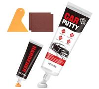 Allony Stucco per Carrozzeria, Stucco Carrozzeria Auto, Stucco Metallico, Indurente 10g, Adatto per Riparare Ammaccature su Auto, Moto, Metallo, Plastica Paraurti, 100g