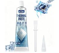 Allony Thermal Paste, CPU Cooler, Pasta Termica CPU, Premium Performance Pasta Termica CPU, Unga Durabilità, Adatta per Tutti i Processori (CPU, GPU, PS4), Bianco Pasta Termica, 100g