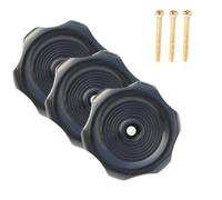 AlloTemlass 3-Pack RV Window & Vent Knobs | 1" (2.5cm) Shaft, 2-1/4" (5.7cm) ABS Plastic | Universal Fit Replacement for Camper Windows, Trailer Latches