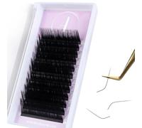 ALLOVE Estensioni per ciglia classiche, 0,15 l, 11 - 17 mm, vassoio misto per extension per ciglia volumizzanti